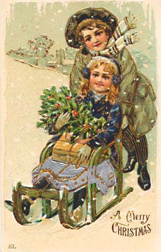 Sending Holiday Greetings, Victorian Style